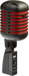 Proel Dynamic XLR Microphone DM 55 V2 Shock Mounted/Clip On for Voice In Red Colour