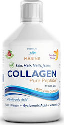 Swedish Nutra Collagen Pure Peptide With Fish Collagen 10000mg 500ml Natural Berry