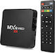 TV Box MXQ Pro 4K UHD with WiFi USB 2.0 4GB RAM and 64GB Storage Space with Operating System Android 10.0