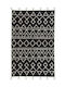 Nef-Nef Homeware Splitter Teppich Rechteckig Sommer Baumwolle Black