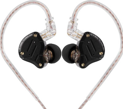 KZ Ακουστικά Ψείρες Earbuds ZS10 Pro Μαύρα