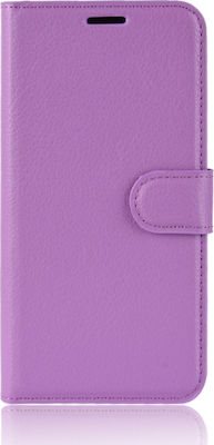 Naxius Synthetic Leather Book Purple (Galaxy A31)