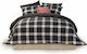 Nef-Nef Homeware Sheet Sets Single 160x260cm. Secure Black 3pcs