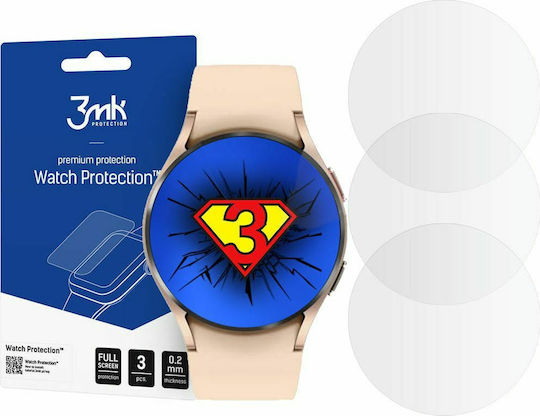 3MK FlexibleGlass Screen Protector pentru Galaxy Watch 4 40mm - Ceas Galaxy Watch 4 de 40mm 3buc
