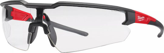 Milwaukee Safety Glasses with Transparent Lenses