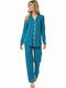 Minerva Winter Women's Pyjama Set Blue