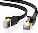Ugreen Cablu De Rețea Ethernet Flat U/FTP (STP) Cat.6a (Gigabit) 15m Negru