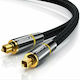 Wozinsky Optical Audio Cable TOS male - TOS male Μαύρο 3m