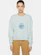 Everyday Yours Cropped Γυναικείο Φούτερ Γαλάζιο
