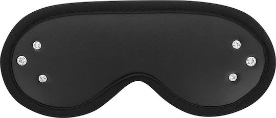 Coquette Fantasy Vegan Leather Blind Mask BDSM Μάσκα σε Μαύρο Χρώμα