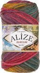 Alize Acrilyc Knitting Yarn Burcum Batik 3368 210m 100gr