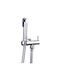 Interflex Round Wall Mounted Bidet Set Silver