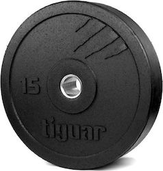 Tiguar Set Discuri De Tip Olimpic Cauciucate 1 x 15kg Φ50mm