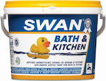 Swan Bath & Kitchen Plastic Vopsea Antimucegai pentru Utilizare Intern 10lt