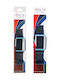 Volte-Tel Frame with Strap Stainless Steel Navy Blue (Apple Watch 44/45/46mm/Ultra 49mm) 8294501