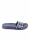 Slides in Blau Farbe