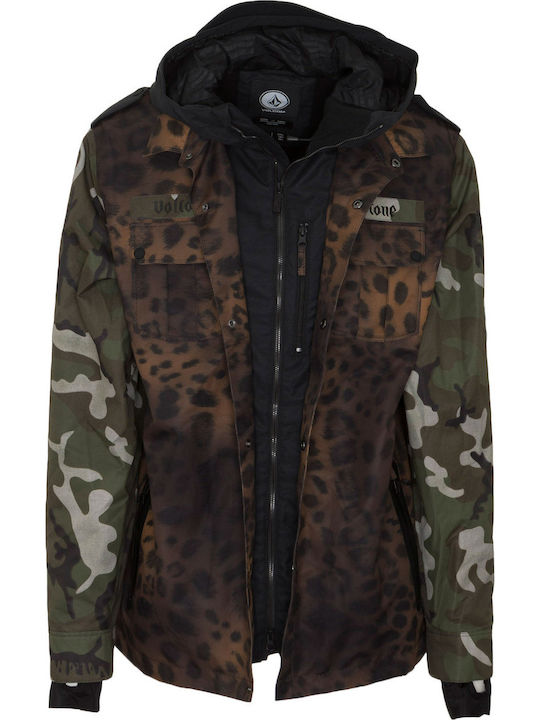 Volcom Creedle2stone Men s Ski Snowboard Jacket Multicolour