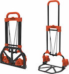 Black & Decker Transport-Wagen Folding for Load Weight up to 65kg in Orange Color