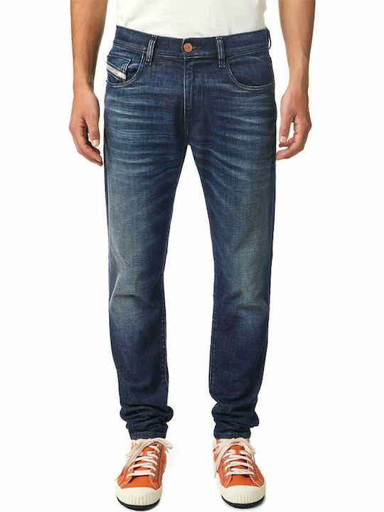 D-Strukt Men's Jeans Pants Elastic with Skinny Fit Navy Blue