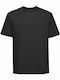 Russell Europe Ανδρικό Διαφημιστικό T-shirt Κοντομάνικο σε Μαύρο Χρώμα
