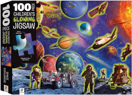 Kinderpuzzle Touch And Feel Space Explorers Clowing für 6+ Jahre+ Jahre 100pcs Hinkler