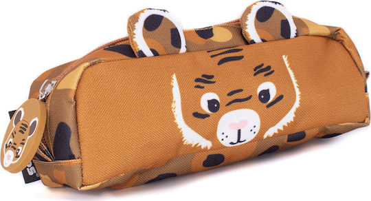 Les Deglingos Pencil Case Barrel Brown