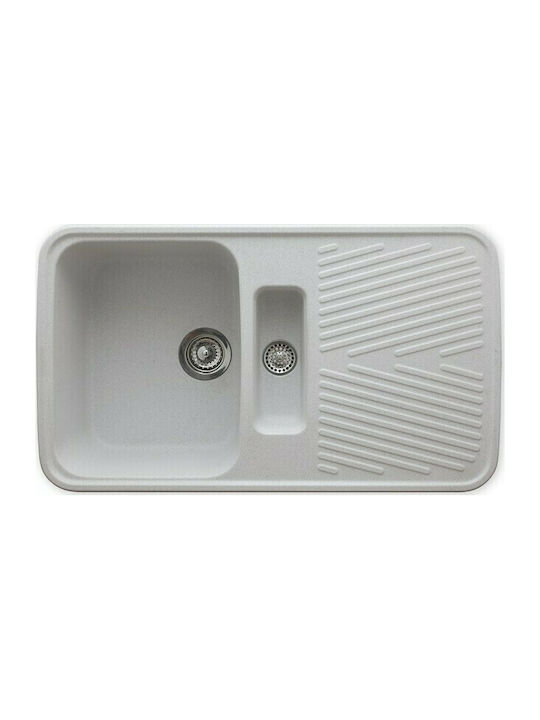 Macart Classic D-125 Drop-In Spüle Links aus Ve...