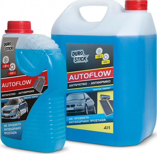 Durostick Autoflow Антифриз за охладителна течност Мотоциклет -18°C Син Цвят 5лт