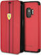 Ferrari Urban Book Leather Red (Galaxy S9)