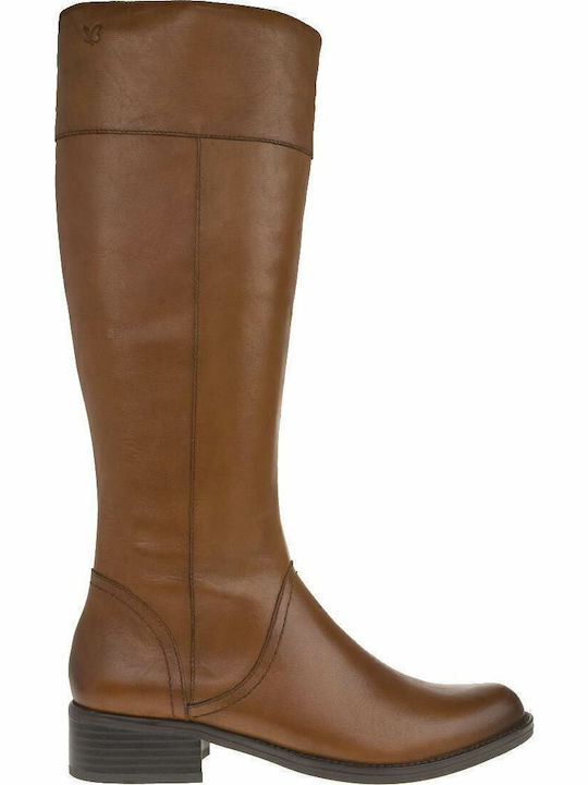 Caprice Leder Damenstiefel Tabac Braun
