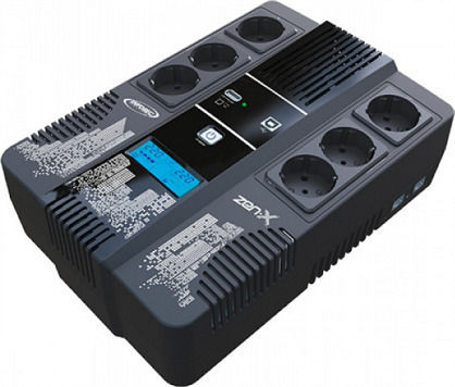 Infosec Zen-X 800 SCH UPS Line-Interactive 800VA 480W με 6 Schuko Πρίζες