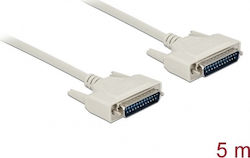 DeLock 84537 RS232 25-пинов Мъжки към RS232 25-пинов Мъжки Серийни и Ps/2 Кабели 5м