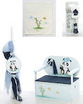 Bellissimo Panda Baptism Set with Theme Animals 11pcs