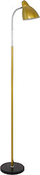GloboStar Modern Floor Lamp E27 H155xW14.5cm Gold