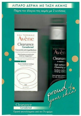 Avene Cleanance Hautpflegeset für Gesichtsreinigung & Akne mit Gesichtsreiniger & Gesichtscreme 130ml