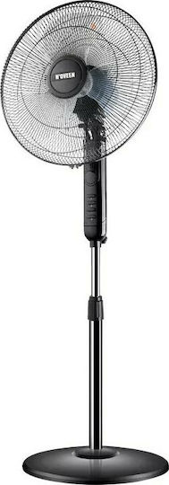 N'Oveen Pedestal Fan 45W 40cm Diameter Black