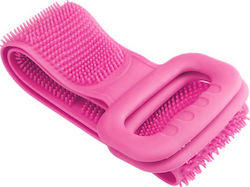 Silica Gel Exfoliating Back Bath Sponge Pink