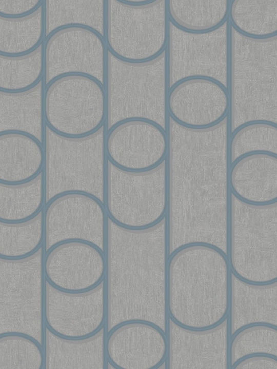 Wallpaper Galactik Vinyl Gray L1000xW53cm Washable