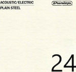 Dunlop Single Steel String for Acoustic Guitar .024"