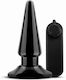 Blush Anal Adventures Basic Vibrating Anal Pleaser Anal Plug with Vibration Black