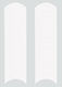 Azade Mixt Range Stickers with Design for Nails White