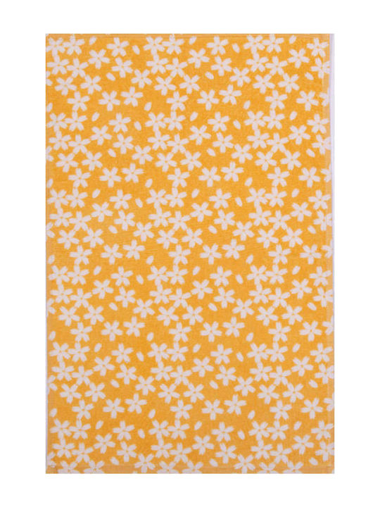 Nef-Nef Blossom Ποτηρόπανο από 100% Βαμβάκι Yellow 40x60cm