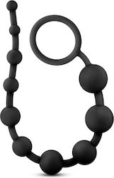 Blush Anal Adventures Platinum Silicone Anal Beads Πρωκτικές Μπίλιες Μαύρες 31.7cm