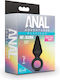 Blush Anal Adventures Platinum Silicone Anal Plug Πρωκτική Σφήνα Small Μαύρη 7.6cm