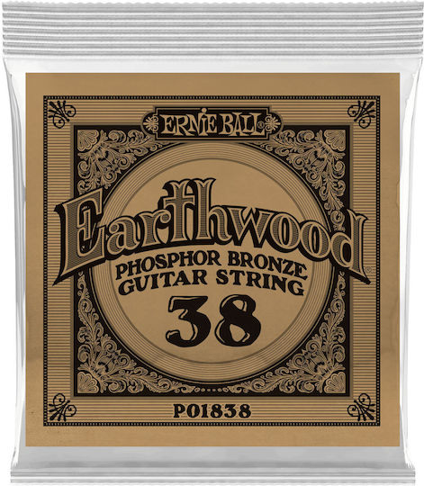 Ernie Ball Earthwood Μονή Χορδή Phosphor Bronze Λαούτου 38"