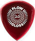 Dunlop Πένες Κιθάρας Flow Gloss Pick Πάχους 2mm Σετ 3τμχ