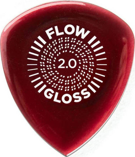 Dunlop Πένες Κιθάρας Flow Gloss Pick Πάχους 2mm Σετ 3τμχ