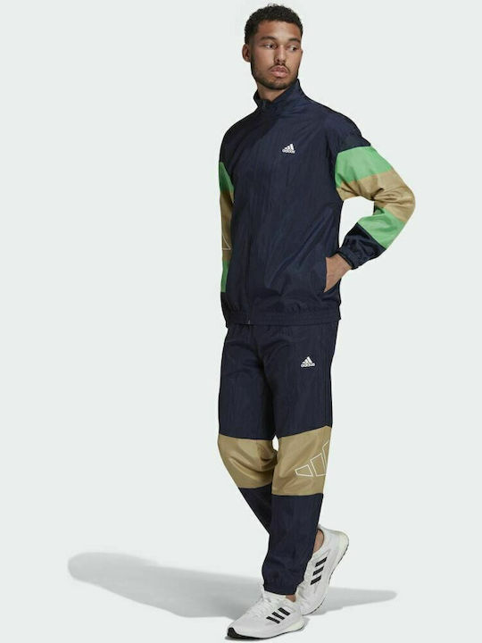 Adidas Sportswear Set Sweatpants with Rubber Navy Blue