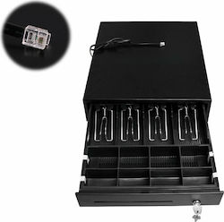 Volte-Tel Cash Drawer with 8 Coin Slots and 4 Slots for Bills 35x40.5x9cm