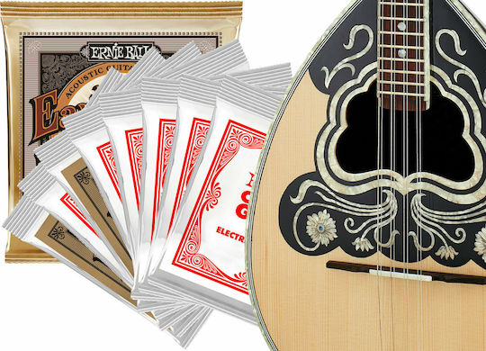 Ernie Ball Set Fosfor bronz de Corzi pentru Bouzouki CR8 Bouzouki Set 10 - 28"